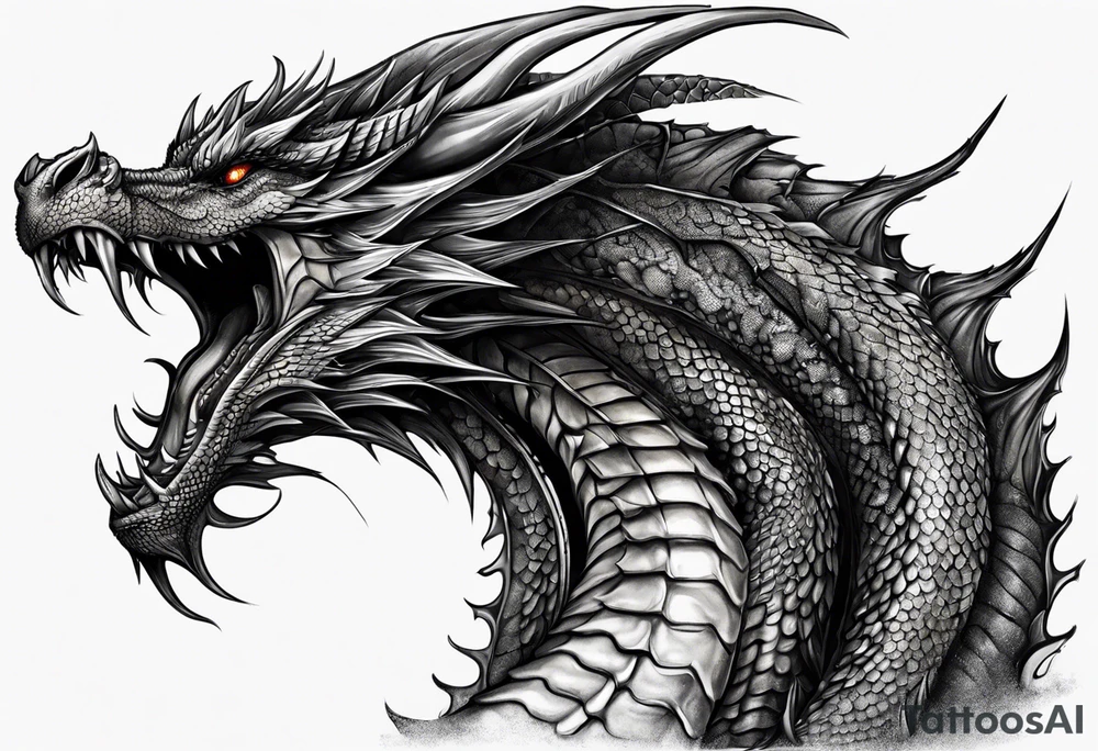 Dragon tattoo idea