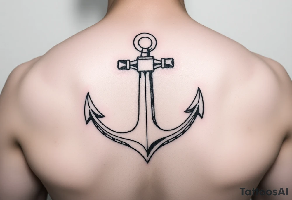 Anchor with W tattoo idea