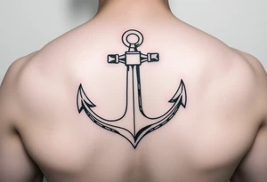 Anchor with W tattoo idea