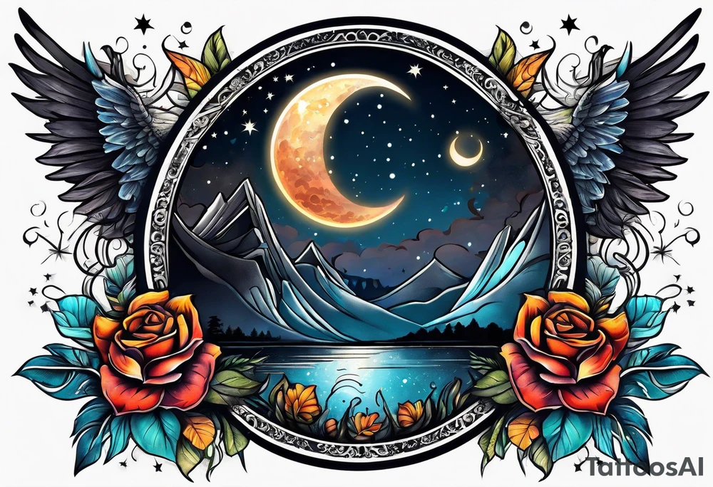 dark sky over cast tattoo idea