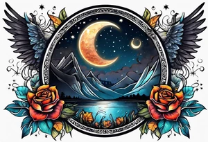 dark sky over cast tattoo idea