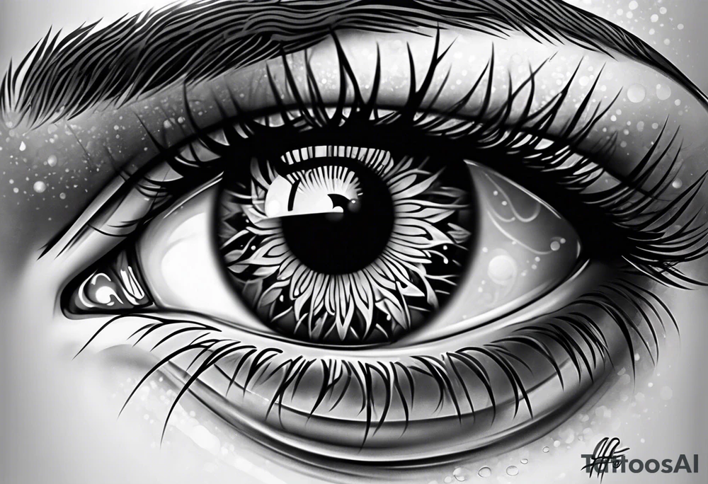 Eye ball tattoo idea