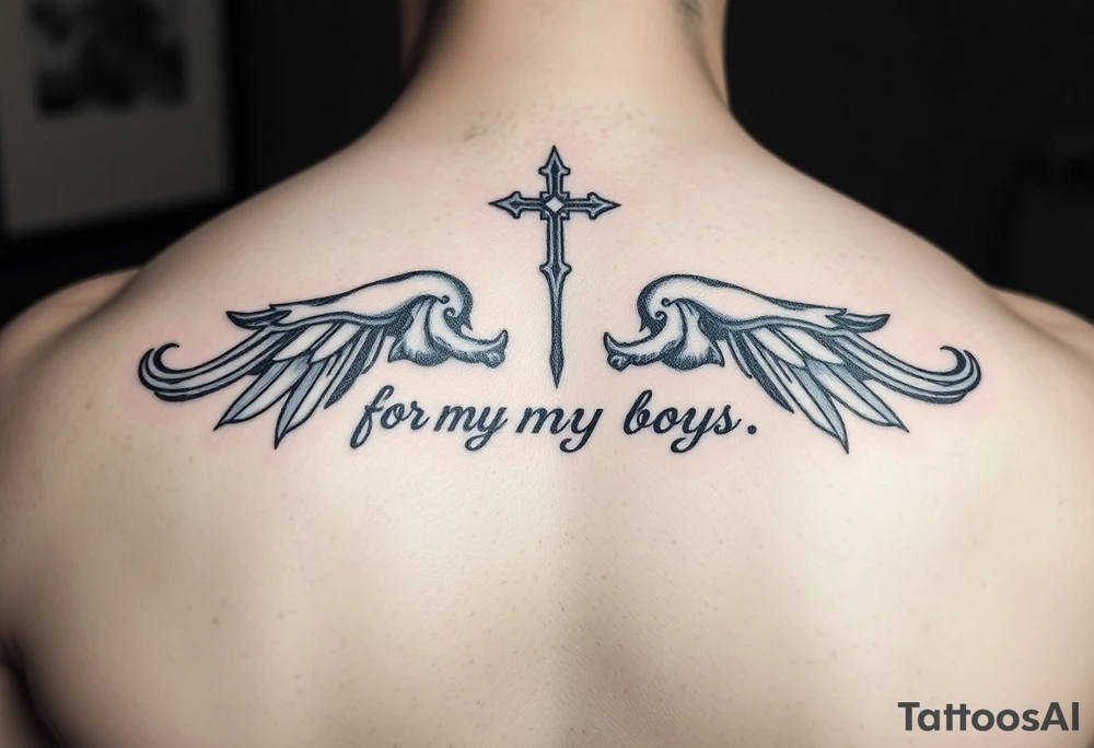 a honour tattoo for my two boys tattoo idea