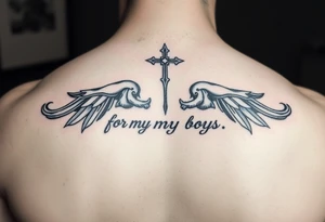 a honour tattoo for my two boys tattoo idea