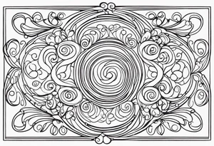 Swirls and whirls of lace tattoo idea