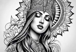 Nossa senhora aparecida tattoo idea