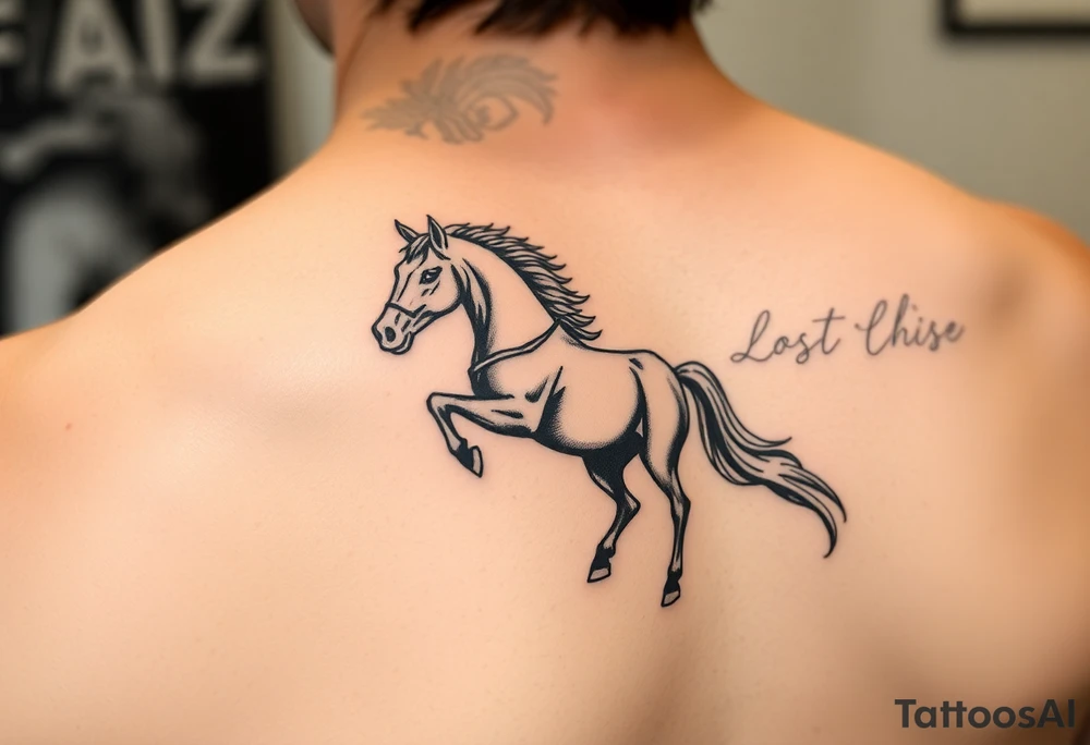 Lost Horse kite rip mum tattoo idea