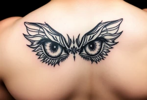 two eyes as a forearm tattoo tattoo idea