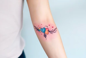 Friendship link tattoo idea
