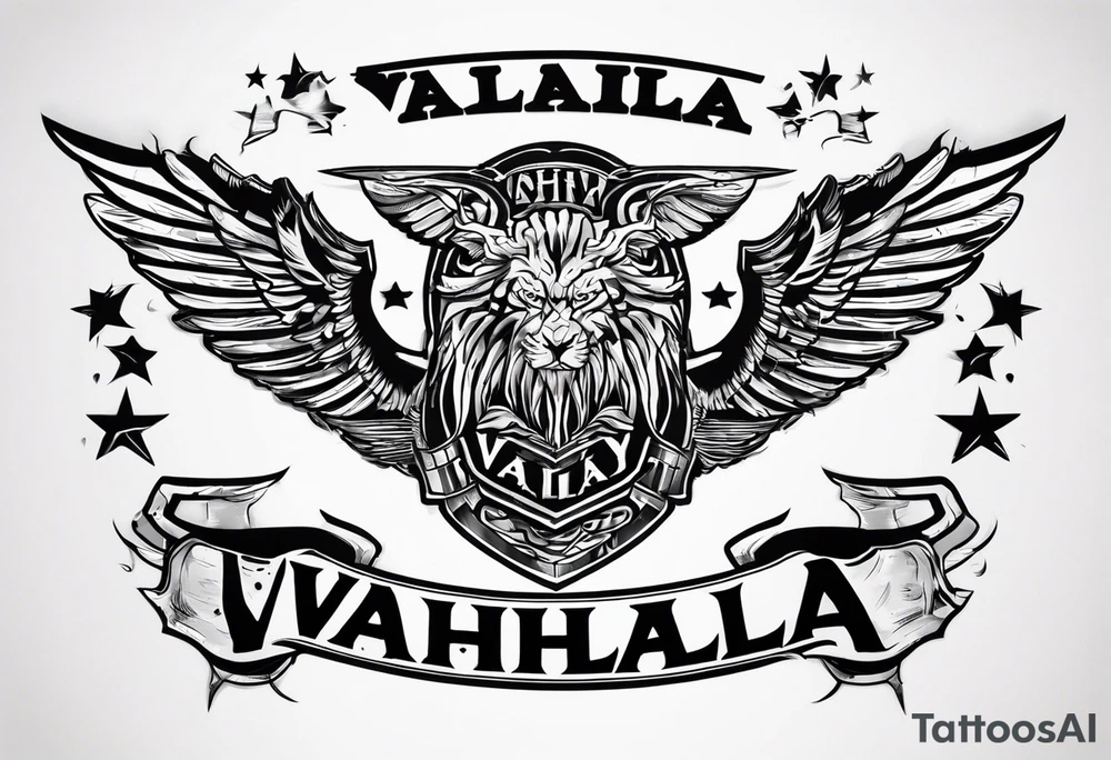 Valhalla military tattoo idea