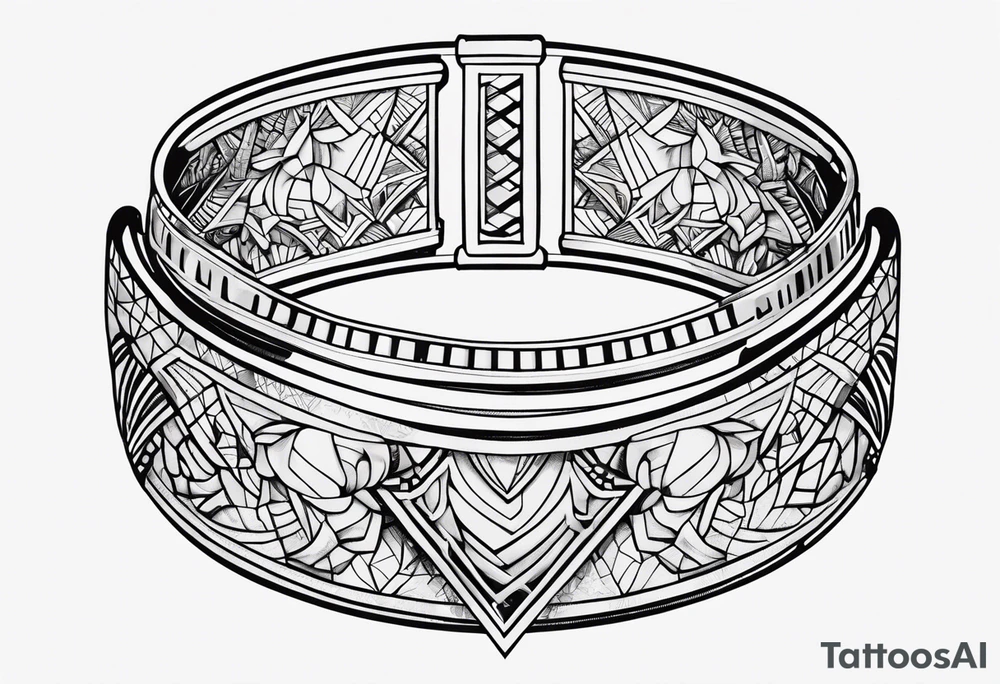 Bracelet tattoo idea