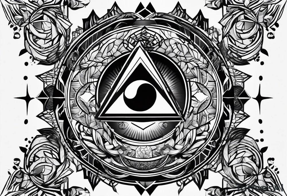A symbol for someone who moves in stealth tattoo idea