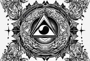 A symbol for someone who moves in stealth tattoo idea
