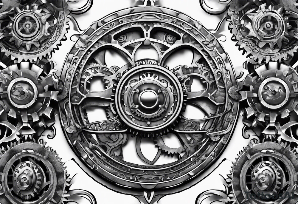 steam punk, Gears, Autism tattoo idea