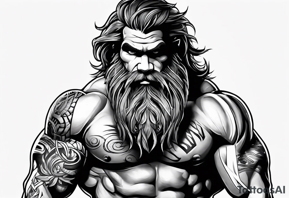 caveman established 2010 tattoo idea