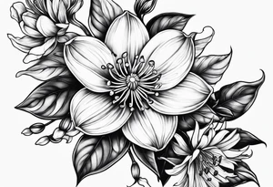 Honeysuckle tattoo idea