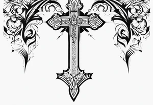 Faith Cross tattoo idea