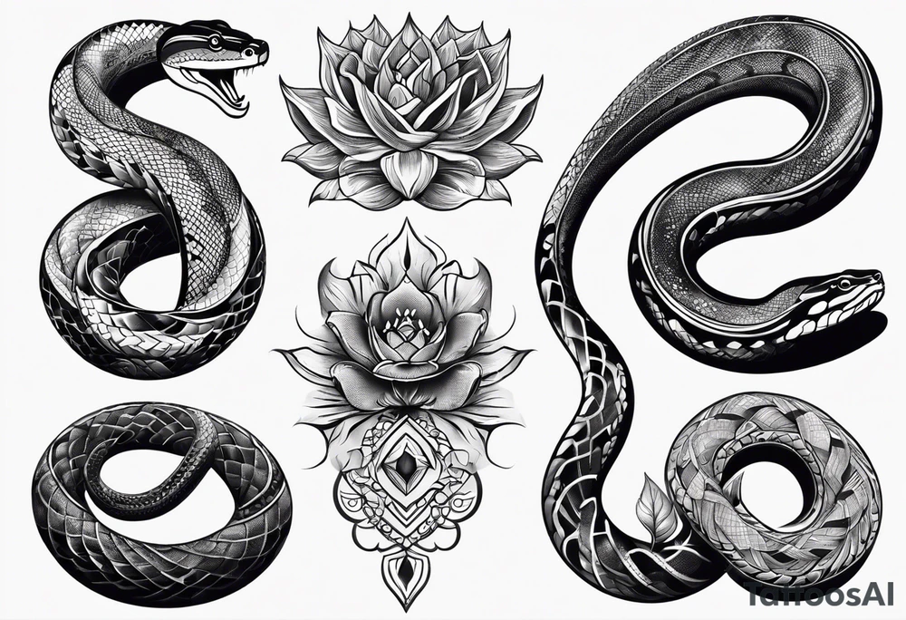snake tattoo idea