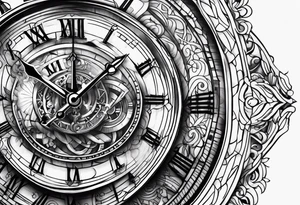 My nepphy name  BROEN and a clock tattoo idea