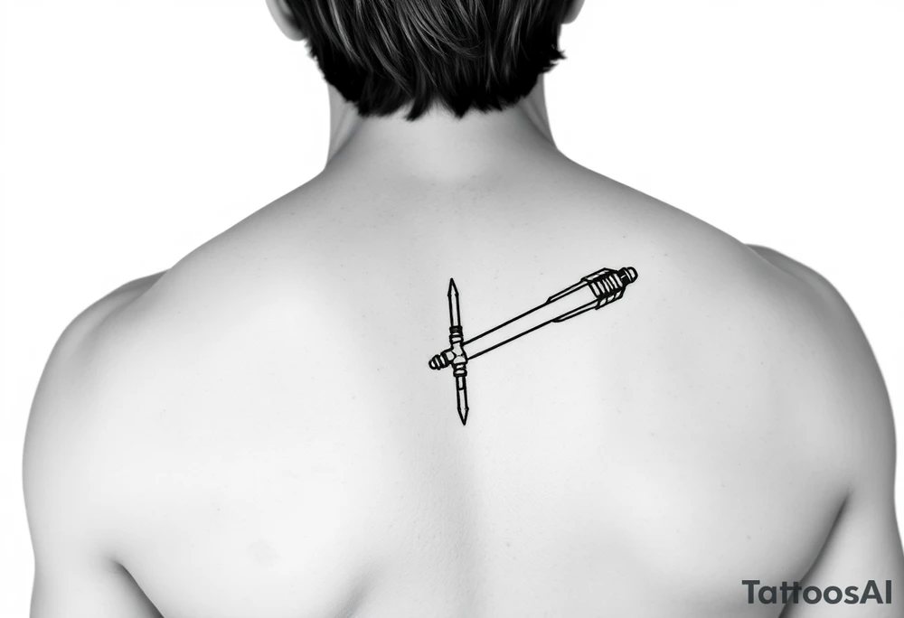 anakin skywalker lightsaber black and white back tattoo tattoo idea