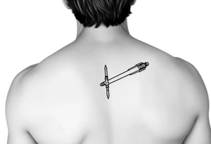 anakin skywalker lightsaber black and white back tattoo tattoo idea