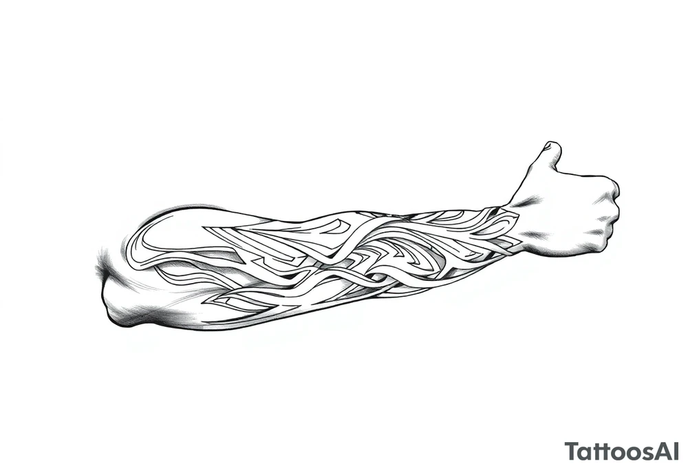 Tribal design tattoo idea