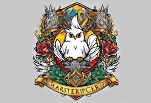 harry potter x digimon tattoo idea