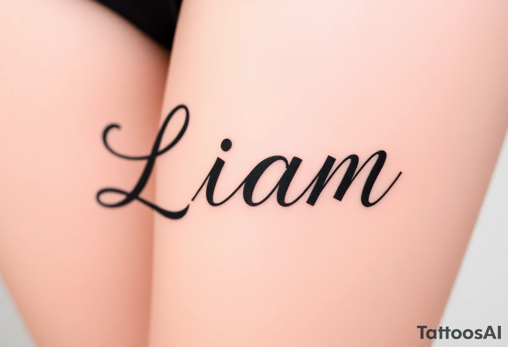 Graffiti lettering "Liam" tattoo idea