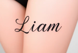 Graffiti lettering "Liam" tattoo idea