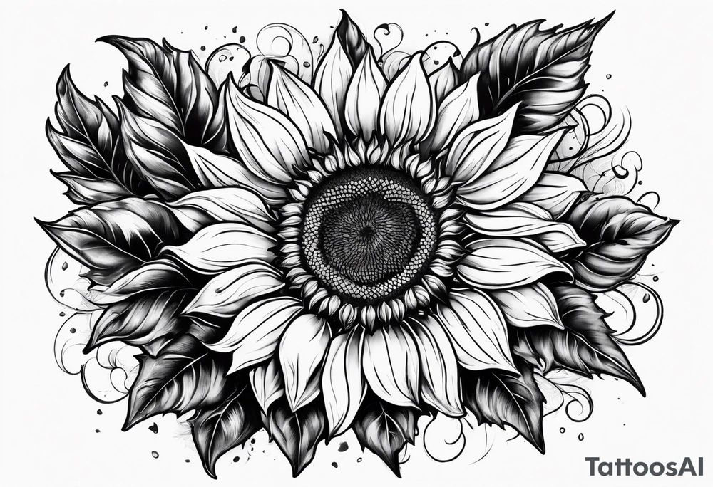 Sunflowers tattoo idea