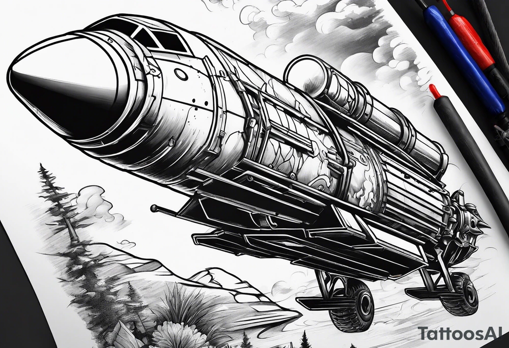 rocket launcher tattoo idea