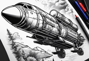 rocket launcher tattoo idea