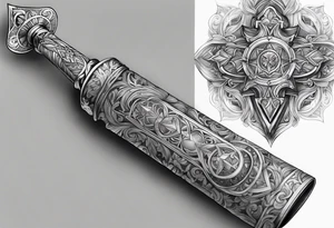 Excalibur tattoo
Forearm tattoo idea