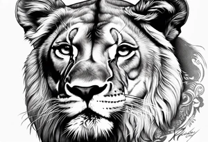 Lioness tattoo idea