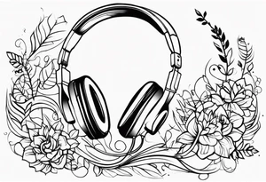 music tattoo idea