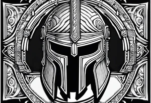 If you’re going thru hell keep going wrapped around a spartan helmet. tattoo idea