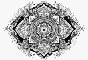 a cosmological tatto tattoo idea