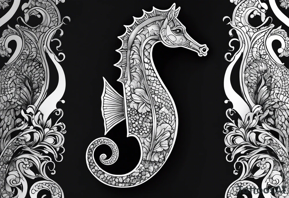 sea horse tattoo idea