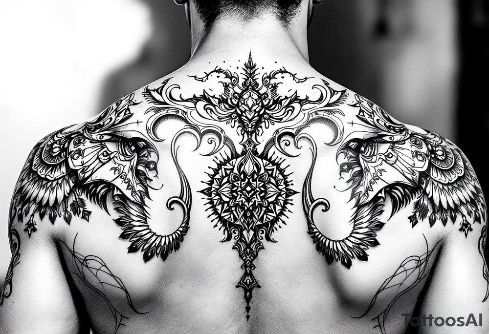 Purépecha style tattoo tattoo idea