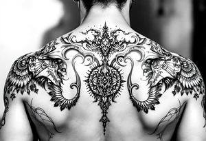 Purépecha style tattoo tattoo idea