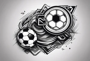 on the hand for a 30 year old guy who loves sports and football tattoo idea
