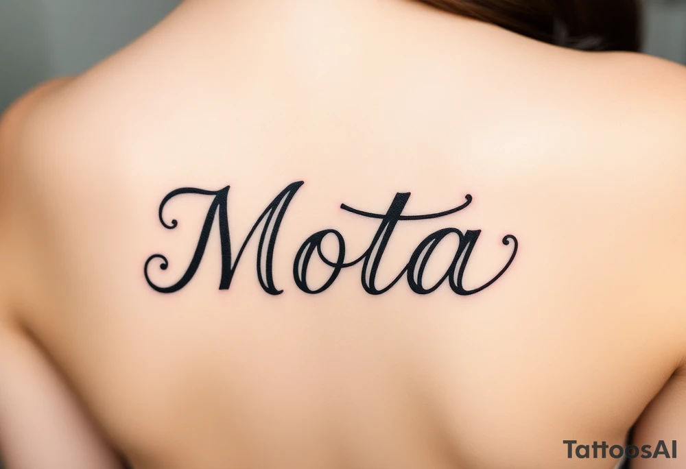 Mota tattoo idea