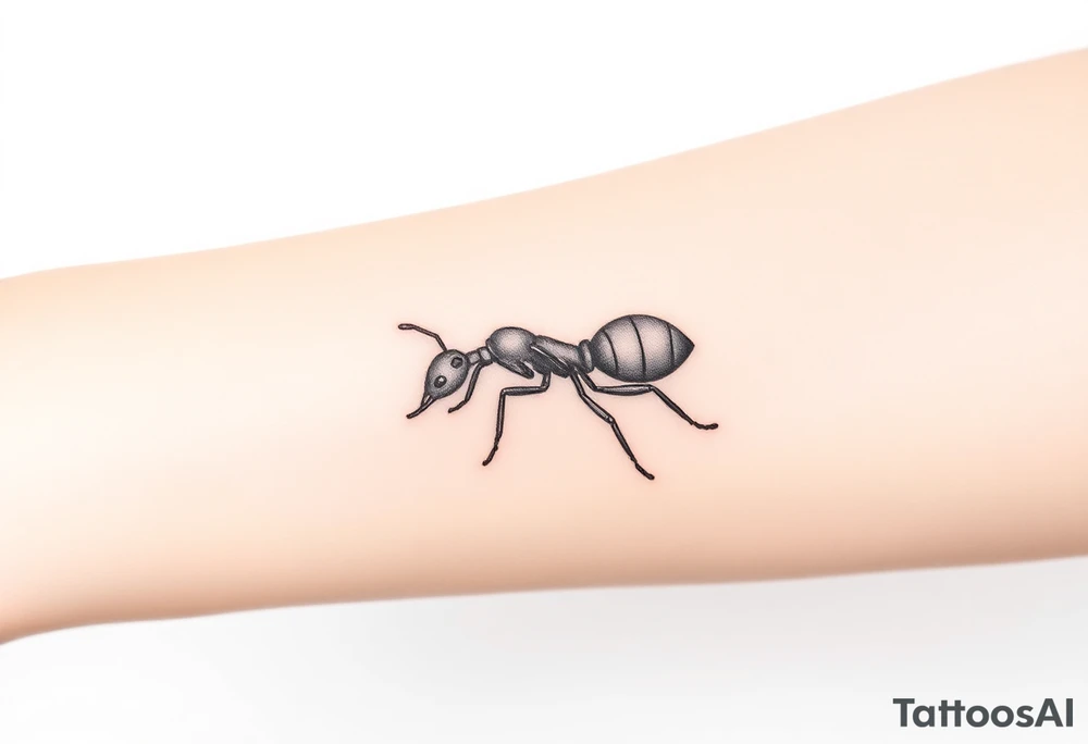 ant tattoo idea