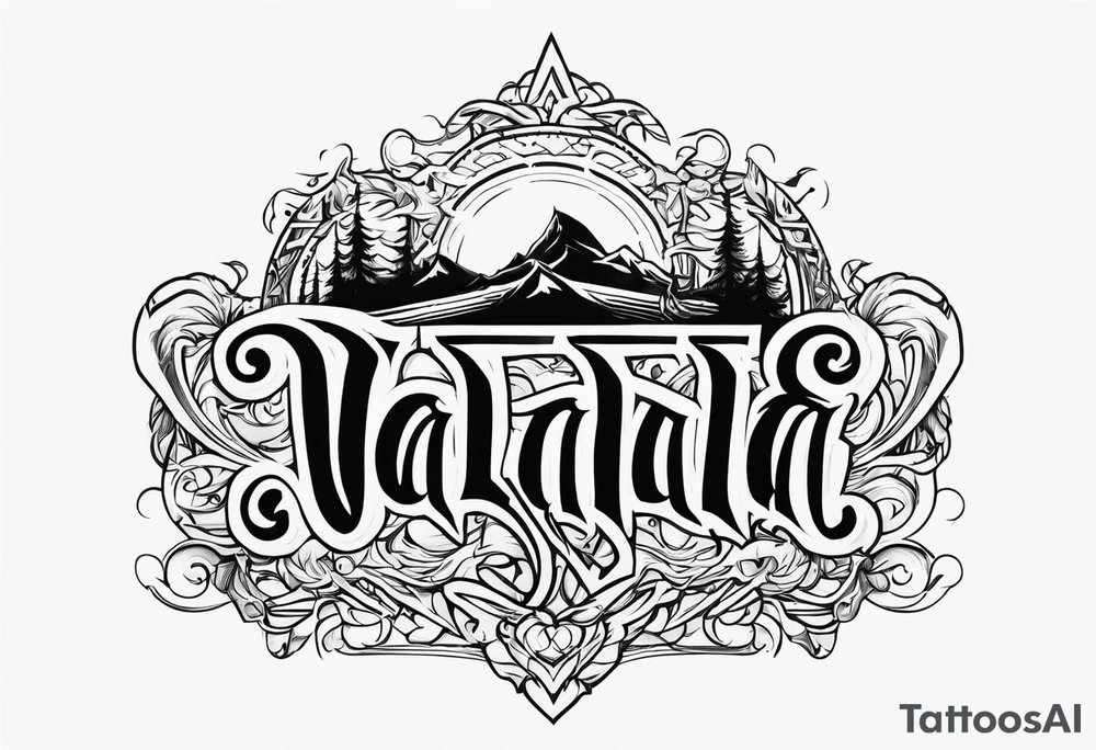 Valhalla tattoo idea