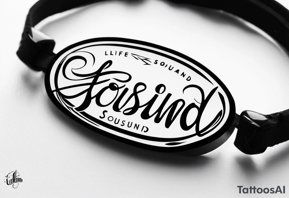 Lifesound, armband tattoo idea