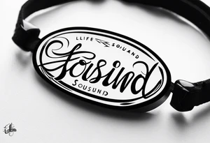 Lifesound, armband tattoo idea