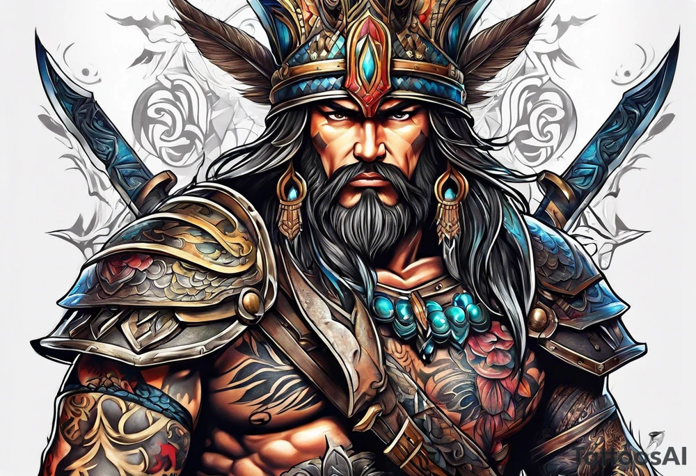 Warrior tattoo idea