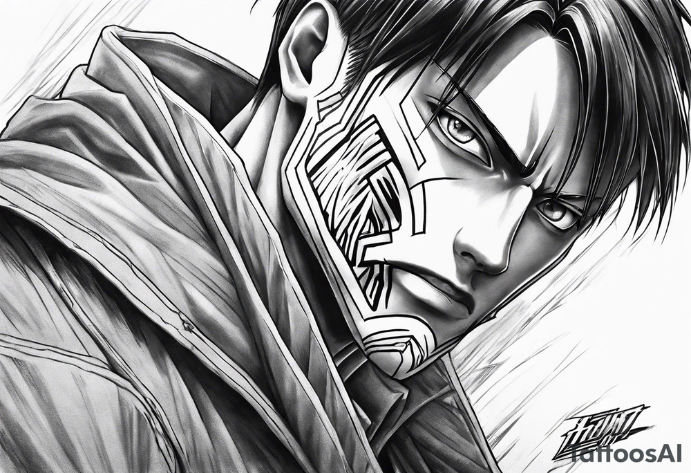Levi attack on titan tattoo idea