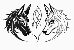 kindred from league of legends tattoo idea