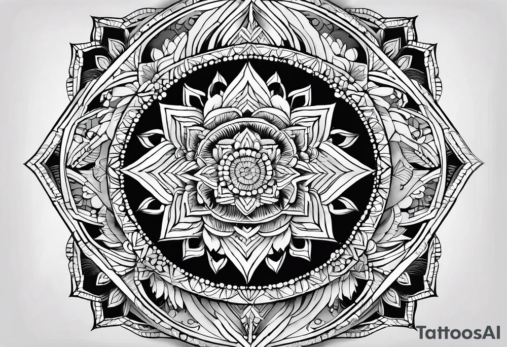 A mandala for the forearm tattoo idea